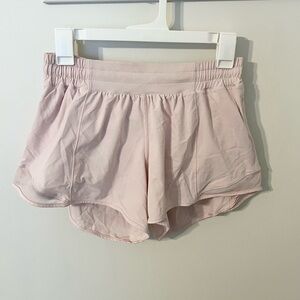 Lululemon Hotty Hot Lined Short 4” Strawberry Milkshake